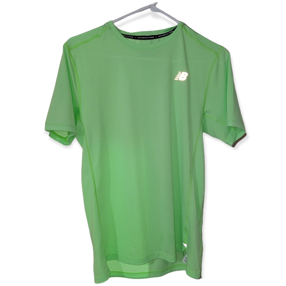 New Balance NB  Running Green T-Shirt Men’s Small